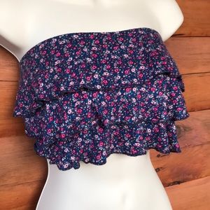Floral Crop-Top